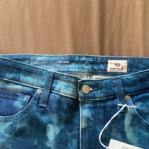 AG Jeans - Mari Slim Straight - Abstract Tiedye - Size 30 - NWT - NEW WITH TAGS - Picture 8 of 10